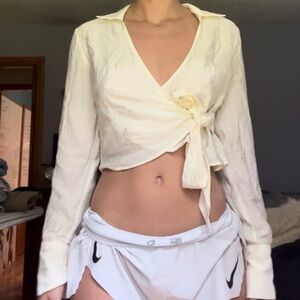 Chic Tie around blouse